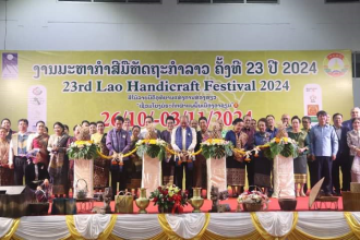 23rd Lao Handicrafts Festival Opens in Vientiane